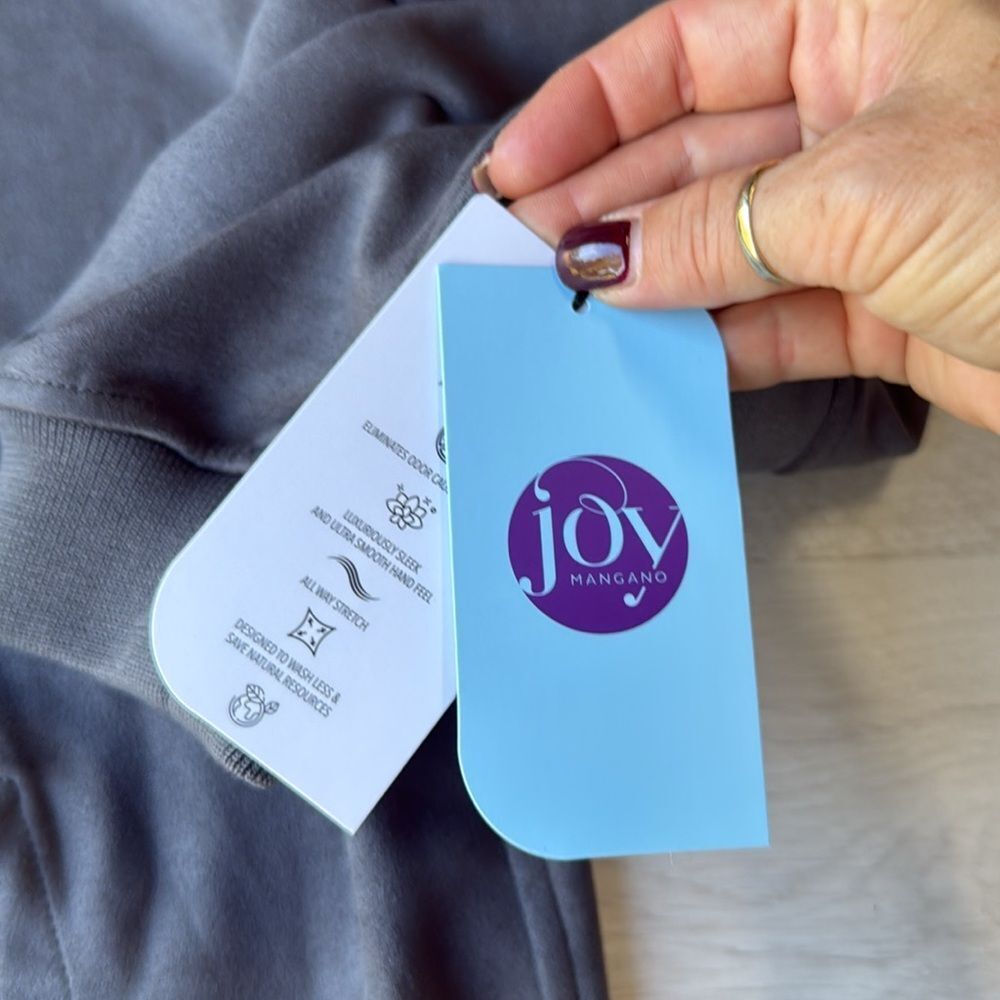 Joy CleanBoss Luxurious Faux Suede Reversible Bomber Jacket NWT in packaging - Picture 5 of 6